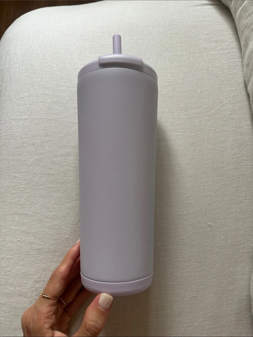 Matte Lilac Tall Straw Tumbler - Picture 2 of 5
